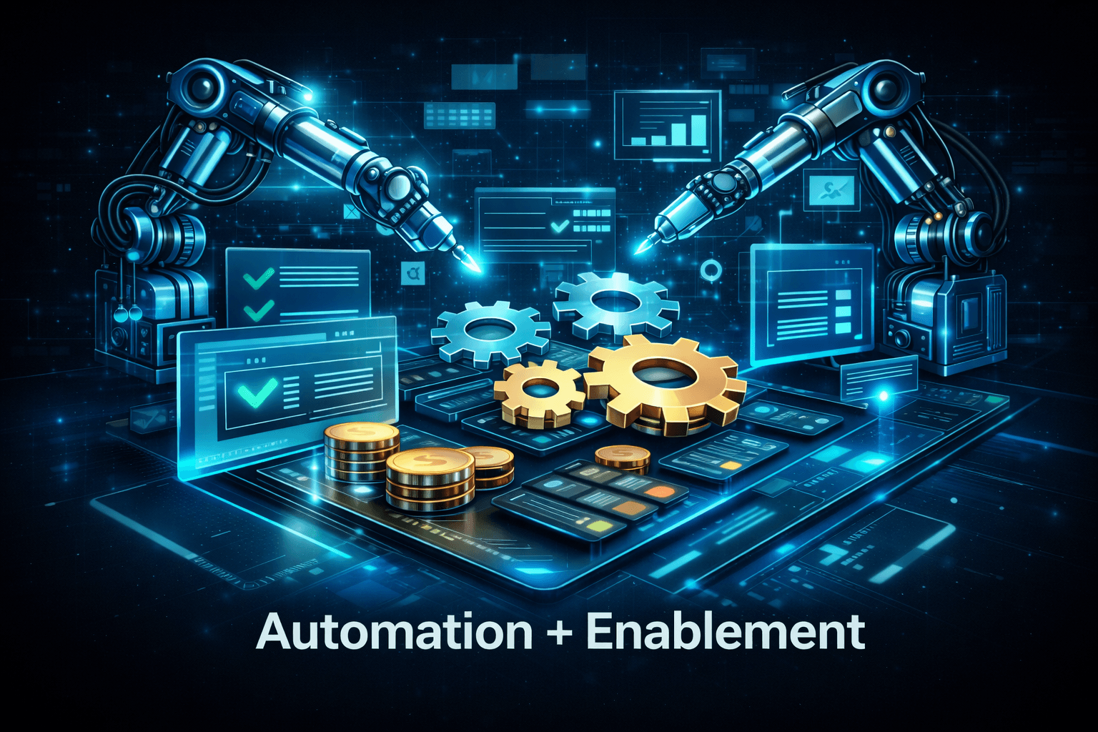 Automation + Enablement capability visual