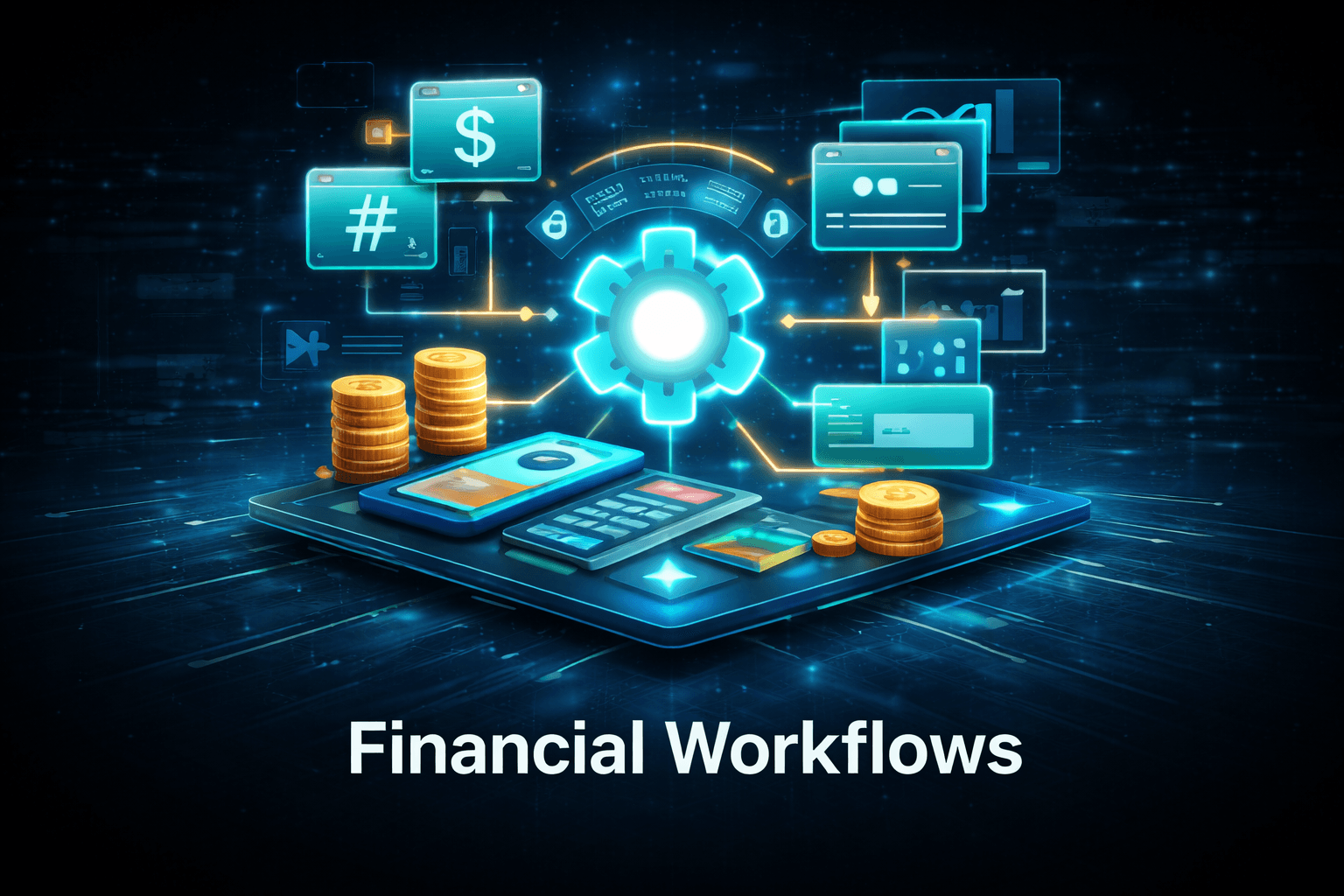 Financial Workflows capability visual