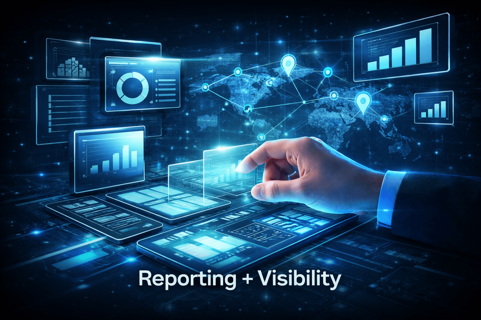 Reporting + Visibility capability visual